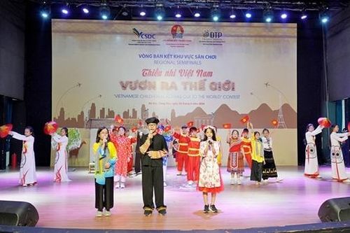 20.000 thiếu nhi tham gia sân chơi 'Thiếu nhi Việt Nam - Vươn ra thế giới'