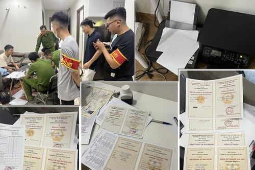 Triệt phá đường dây sản xuất văn bằng, chứng chỉ giả