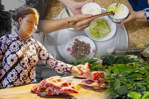 Món gì cũng đắt đỏ, người nghèo chật vật xoay xở để bữa cơm có thịt