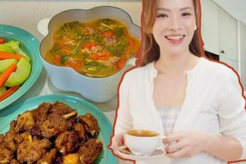 Mỹ nhân đảm đang nhất VFC: Bếp bóng loáng, mâm cơm nhà nhìn món nào cũng thèm!