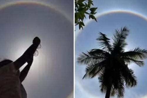'Hào quang Mặt Trời' ở một số nơi tại miền Bắc báo hiệu điều gì về thời tiết?