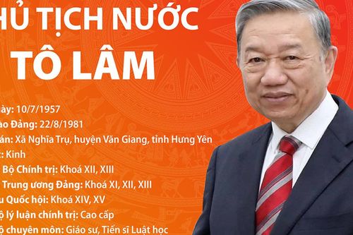 Tóm tắt tiểu sử Chủ tịch nước Tô Lâm