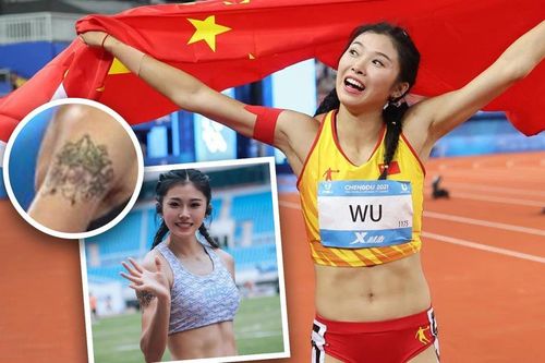 Mỹ nhân điền kinh Trung Quốc vô đối ở nội dung 100m rào gây chú ý vì vẻ đẹp xuất sắc, vẫn trang điểm đậm khi thi đấu