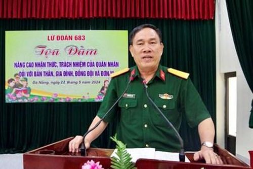 Lữ đoàn 683: Nâng cao nhận thức, trách nhiệm của quân nhân đối với bản thân, gia đình, đồng đội và đơn vị