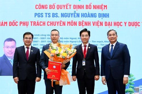 Bệnh viện Đại học Y Dược TPHCM có 2 tân phó giám đốc