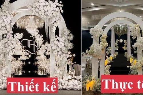 Cô dâu chi 300 triệu trang trí đám cưới nhưng thành phẩm 'nát bét'
