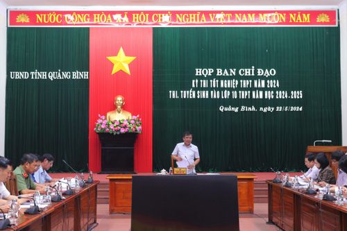 Quảng Bình không lơ là, chủ quan trong công tác tổ chức thi