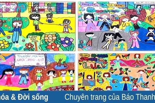 Những nét vẽ ngây thơ nhưng tràn đầy ý nghĩa