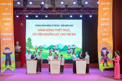 Phát động Tháng hành động Vì trẻ em tỉnh Điện Biên năm 2024