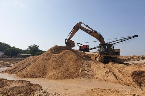 Xử lý dứt điểm hành vi khai thác cát khu vực giáp ranh giữa Phú Thọ - Hà Nội