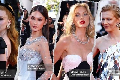 Thảm đỏ Cannes ngày 9: Hoa hậu Pia Wurtzbach hóa Lọ Lem, Kelly Rowland dè dặt