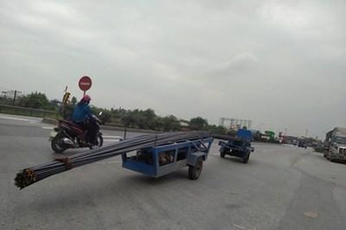 Xe tự chế vẫn lưu thông trên đường