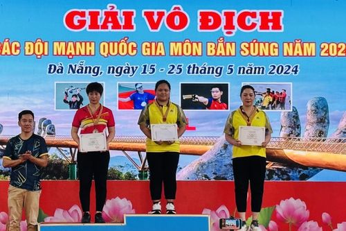 Đội tuyển bắn súng CAND có thêm 2 HCV