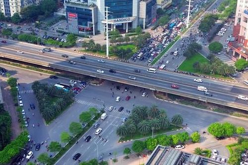 Cận cảnh nút giao Dương Đình Nghệ - Mễ Trì được đề xuất làm hầm chui gần 1.000 tỷ đồng