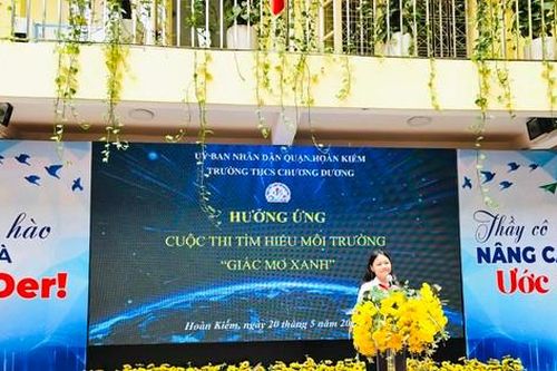 Học sinh Thủ đô tiết kiệm năng lượng, bảo vệ môi trường