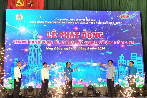 Công đoàn VEAM: Phát động Tháng hành động về an toàn vệ sinh lao động năm 2024
