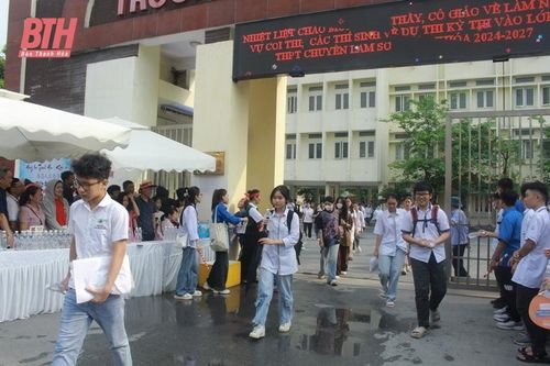 Kỳ thi vào lớp 10 Trường THPT chuyên Lam Sơn: Đề thi chung môn Tiếng Anh không khó