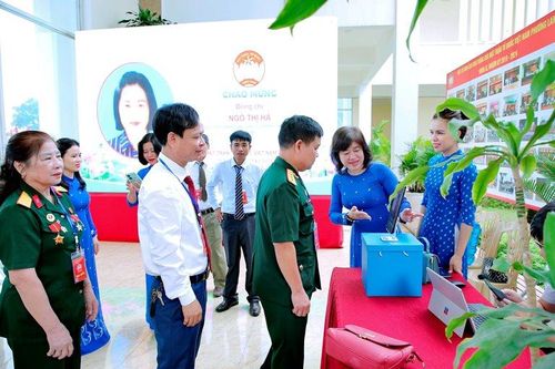 Ủy ban MTTQ Việt Nam thị xã Bỉm Sơn ứng dựng công nghệ thông tin hiệu quả trong công tác tổ chức Đại hội