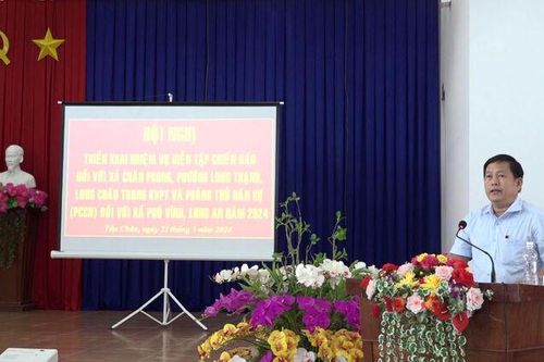 TX. Tân Châu triển khai kế hoạch diễn tập khu vực phòng thủ và phòng thủ dân sự năm 2024