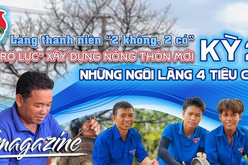 E-magazine Làng thanh niên '2 không, 2 có' 'Trợ lực' xây dựng nông thôn mới-Kỳ 2: Những ngôi làng 4 tiêu chí