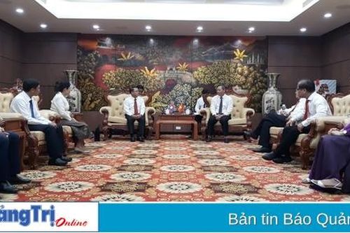 Hội đàm giữa Ban Tổ chức Tỉnh ủy Quảng Trị và Ban Tổ chức tỉnh Savannakhet