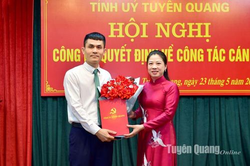 Bổ nhiệm chức danh Phó Chánh Văn phòng Tỉnh ủy