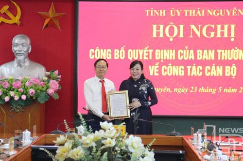 Đồng chí Đặng Anh Tuấn giữ chức Phó Trưởng Ban Nội chính Tỉnh ủy Thái Nguyên