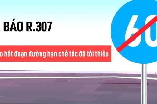 Biển báo 60 gạch chéo là gì?