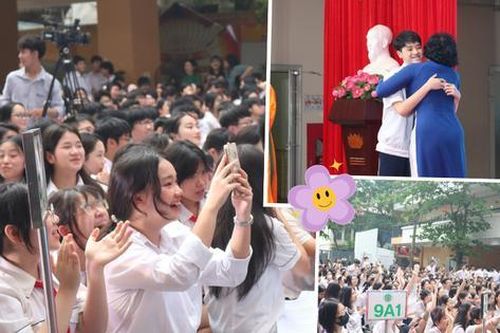 THCS Ngô Sĩ Liên tổng kết năm học, teen 2K9 xúc động tạm biệt 'nhà chung'