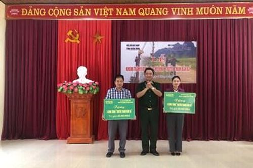 Đồn Biên phòng Cà Xèng tổ chức Lễ khánh thành và bàn giao mô hình 'Truyền thanh bản xa'