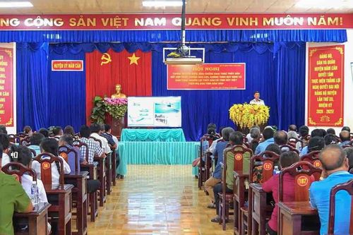 Vùng 5 Hải quân thông tin về tình hình biển, đảo tại tỉnh Cà Mau