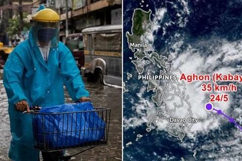 Áp thấp nhiệt đới Aghon (Kabayan) liên tục mạnh lên, dự báo thành bão rất mạnh