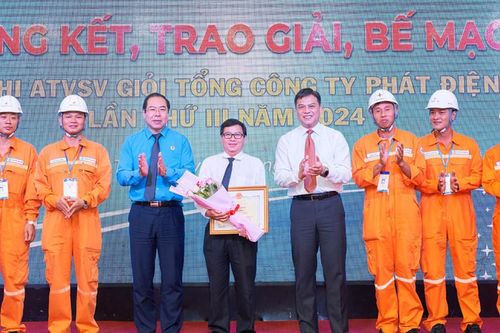 EVNGENCO3 biểu dương an toàn vệ sinh viên giỏi và người lao động tiêu biểu