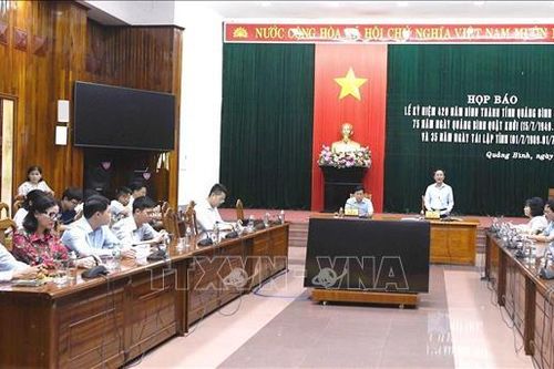 Sẵn sàng cho Lễ kỷ niệm 420 năm hình thành tỉnh Quảng Bình