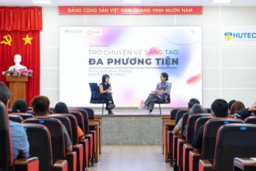 Sinh viên Truyền thông HUTECH học cùng 'người khổng lồ' và trải nghiệm dự án thật