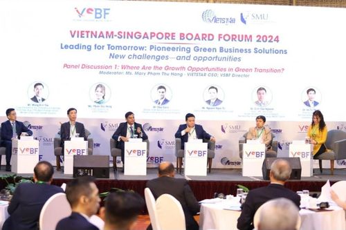 Lãnh đạo các tập đoàn hàng đầu thảo luận về giải pháp chuyển đổi xanh tại VSBF 2024