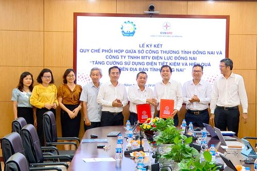 Điện lực Đồng Nai và Sở Công thương ký quy chế phối hợp tiết kiệm điện