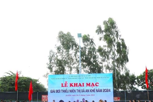 110 vận động viên tham gia Giải bơi thiếu niên thị xã An Khê