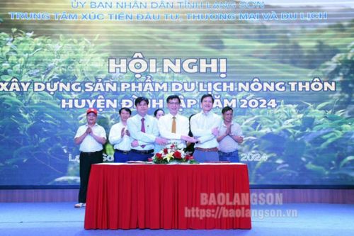 Hội nghị xây dựng sản phẩm du lịch nông thôn trên địa bàn huyện Đình Lập