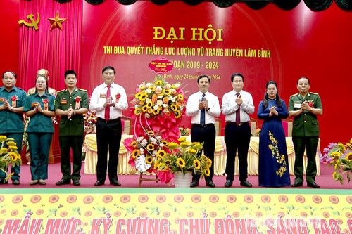 Đại hội Thi đua Quyết thắng lực lượng vũ trang huyện Lâm Bình, giai đoạn 2019-2024