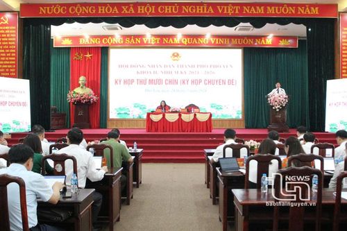 HĐND TP. Phổ Yên: Thông qua 3 dự thảo nghị quyết phát triển kinh tế - xã hội