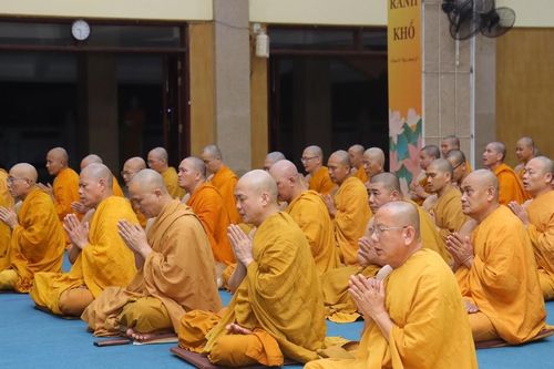 Chư Tăng Ni các trường hạ tại TP.Thủ Đức tác pháp an cư