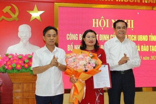 Bí thư huyện được bổ nhiệm làm Giám đốc Sở Giáo dục và Đào tạo Hà Tĩnh