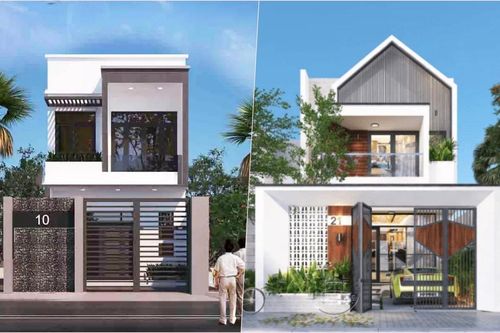 Gợi ý mẫu nhà ống hiện đại 2 tầng, mặt tiền 5m