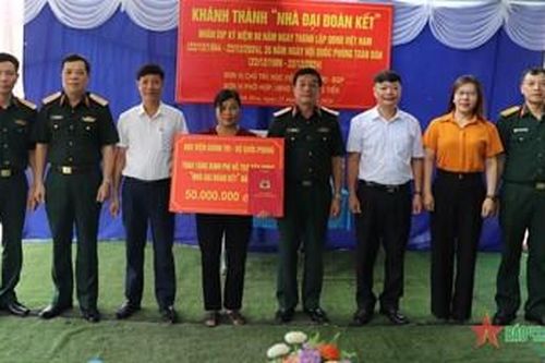 Học viện Chính trị khánh thành 'Nhà đại đoàn kết' tại Thái Nguyên