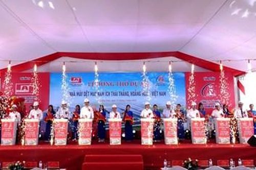 Thanh Hóa: Khởi công dự án Nhà máy dệt may tổng mức đầu tư hơn 1.000 tỷ đồng