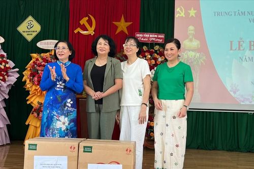 Hơn 2,5 tỷ đồng ủng hộ Trung tâm Nuôi dạy trẻ khuyết tật Võ Hồng Sơn