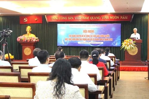 Trang bị kiến thức về công tác dân vận chính quyền cho cấp ủy