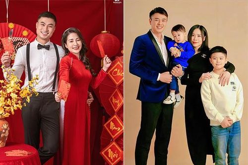 Vợ đẹp con xinh ngoài đời của Tuấn Tú - Duy Hưng 'Người một nhà'