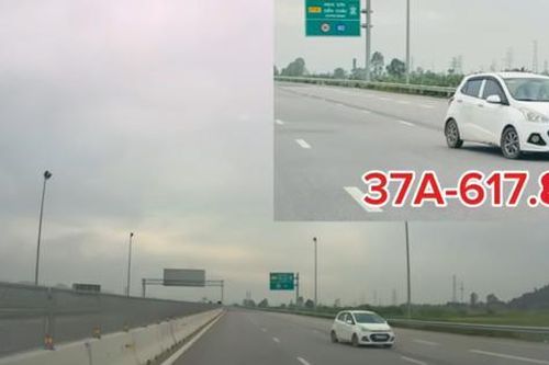 Xử phạt tài xế chạy ô tô ngược chiều trên cao tốc Nghi Sơn – Diễn Châu